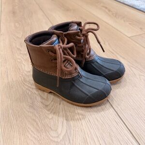 Sperry Kids Brown and Black Boots